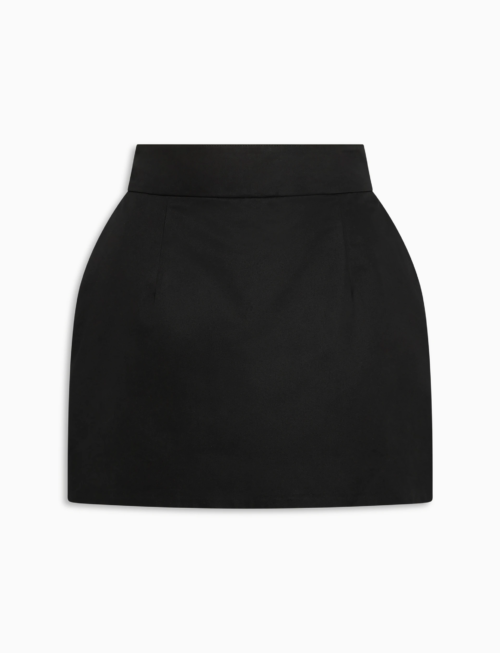 Structured Mini Skirt | Black